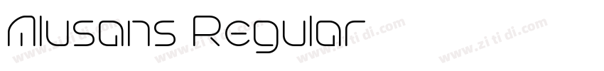 Alusans Regular字体转换 Alusans Regular字体转换